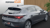 Seat Leon Xcellence hybride grise à vendre – vue arrière à Carcassonne / voiture occasion Carcassonne